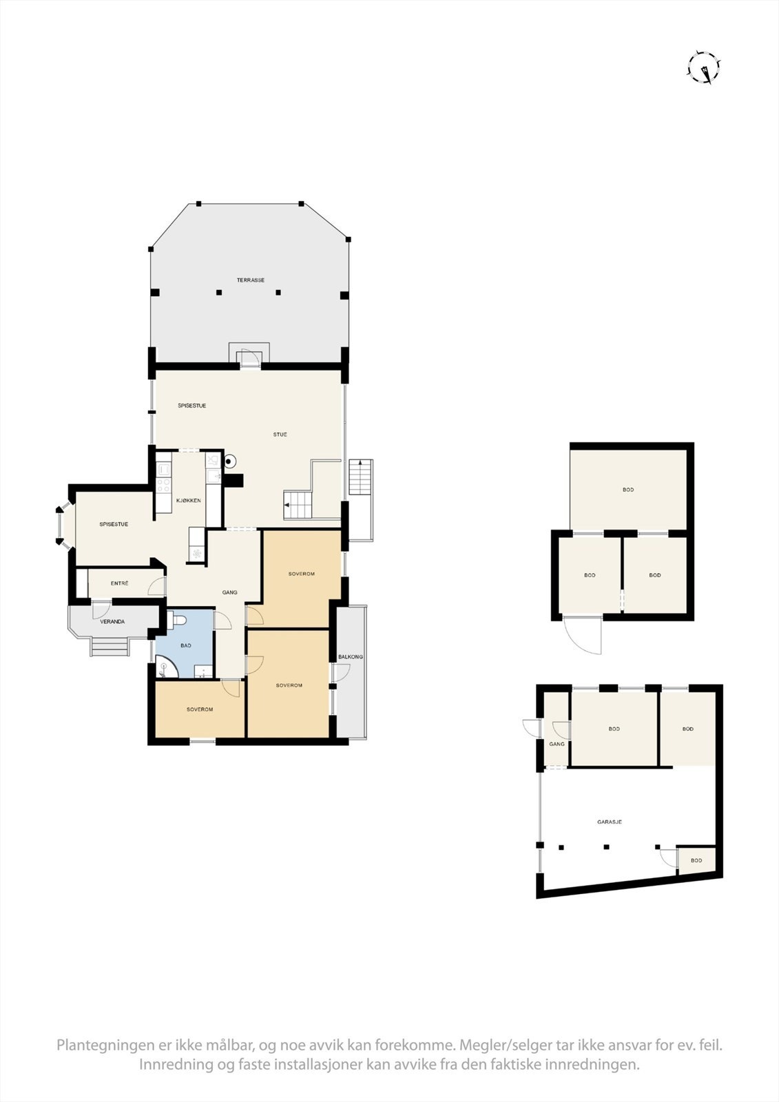 Plantegning 1. etasje. Galleribilde