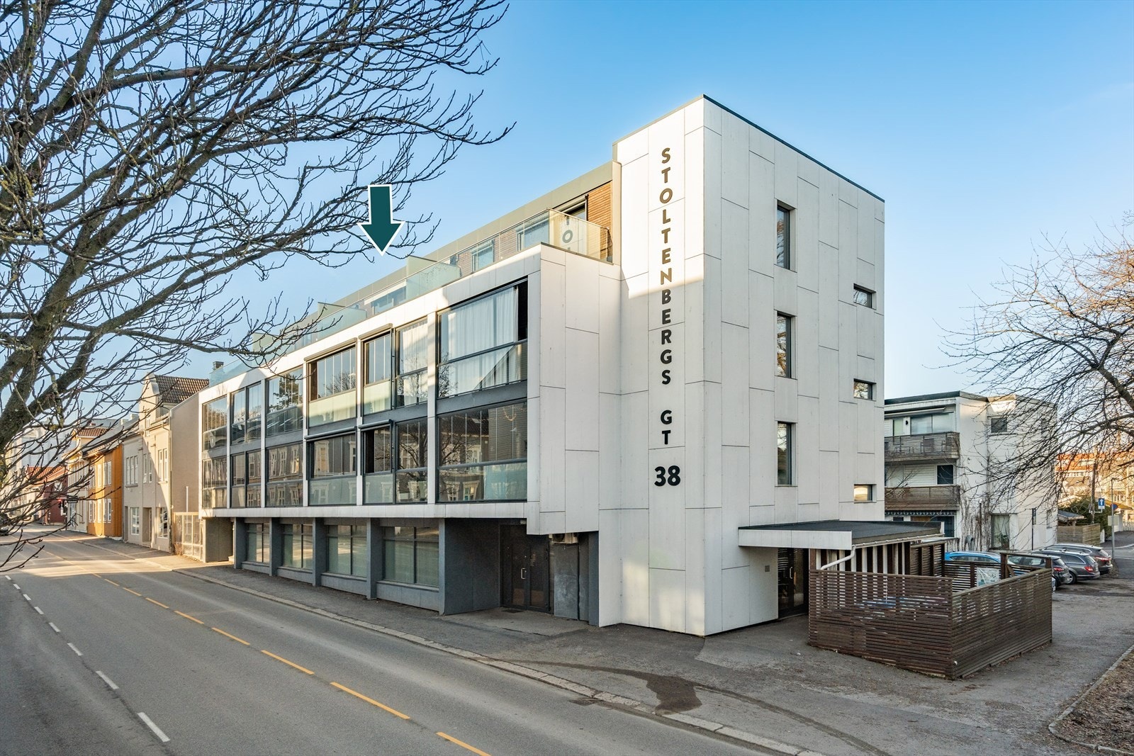 Leiligheten er fra 2020 med moderne standard. Galleribilde