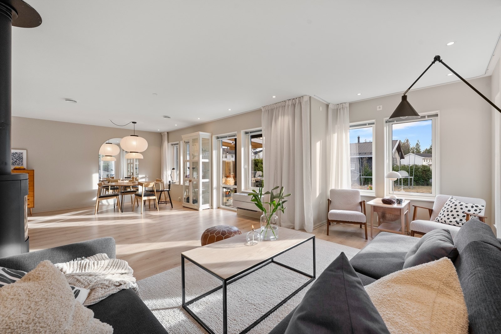 Her er det god plass til og møblere i flere soner. Galleribilde