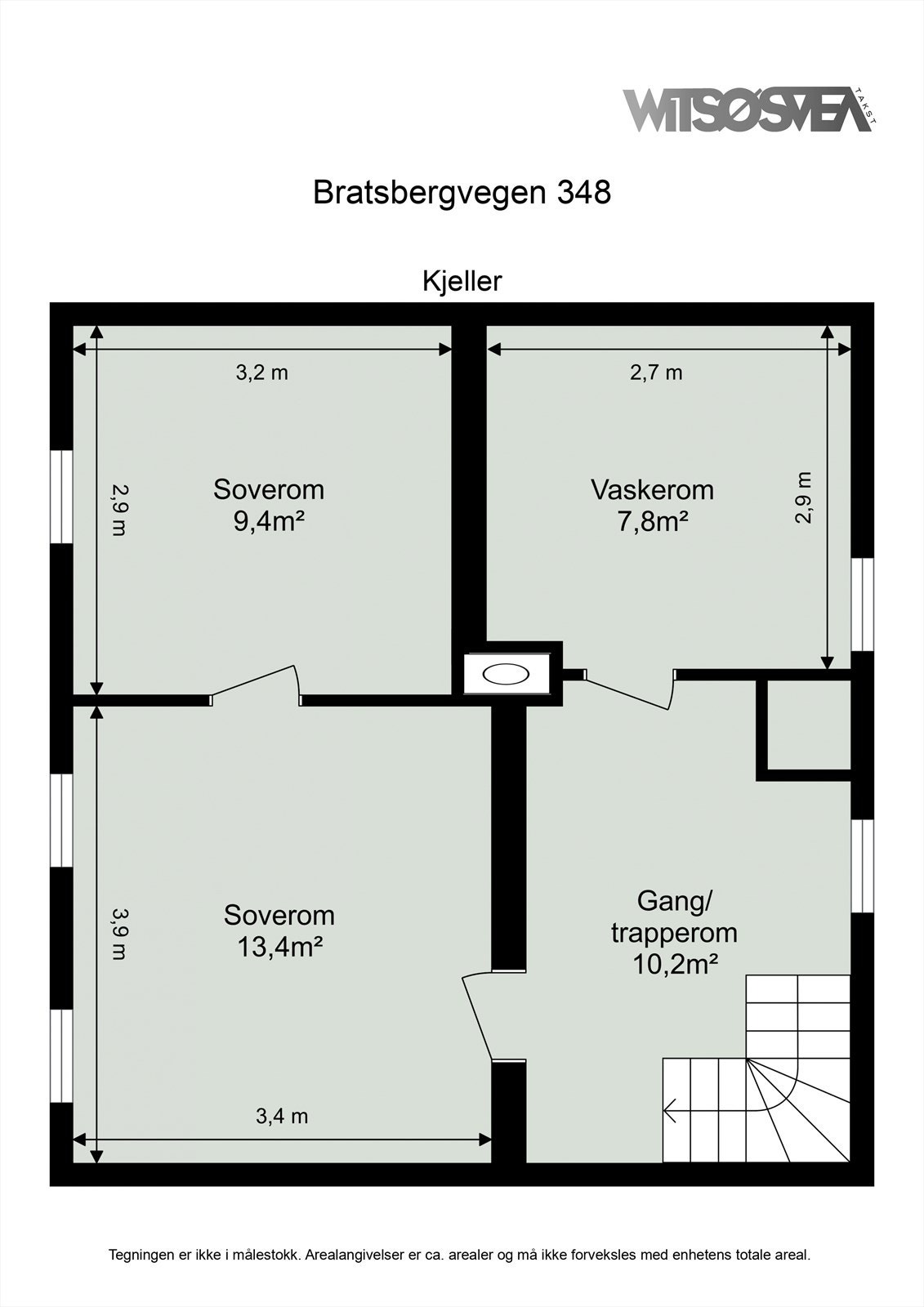 Planskisse - kjeller Galleribilde