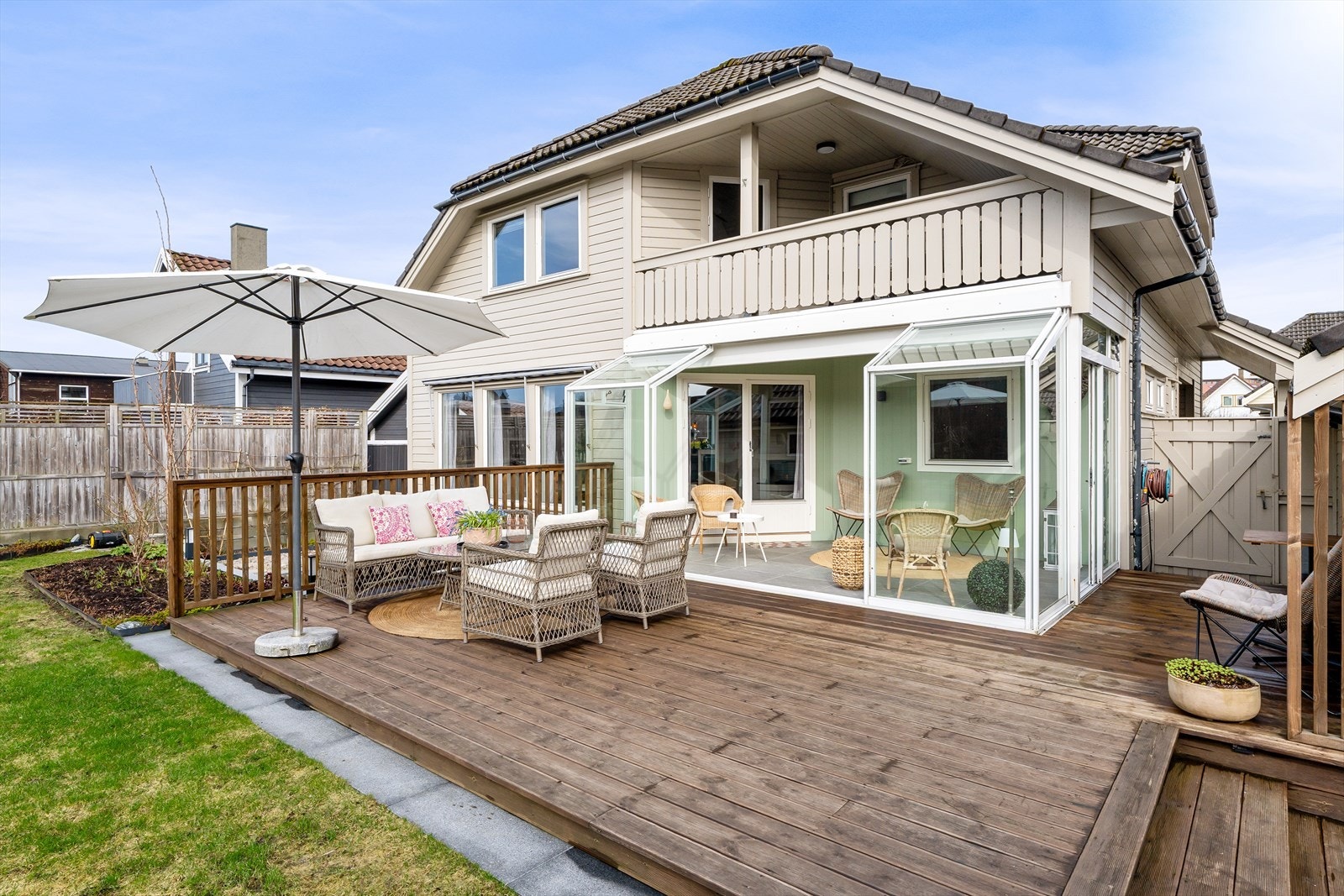 Boligen ble bygget i 1995 og har kun hatt en eier Galleribilde