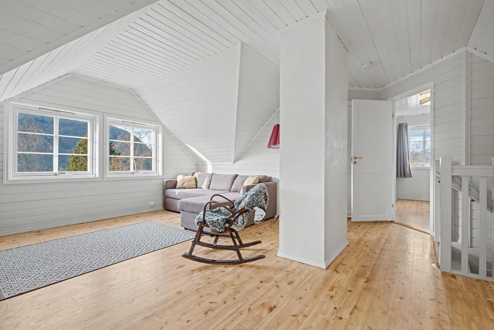 I denne etasjen kommer du til loftstuen Galleribilde