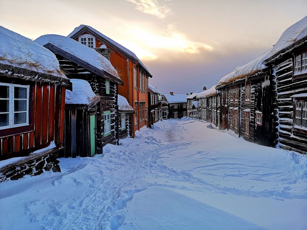 Magisk vinter på Røros. Galleribilde