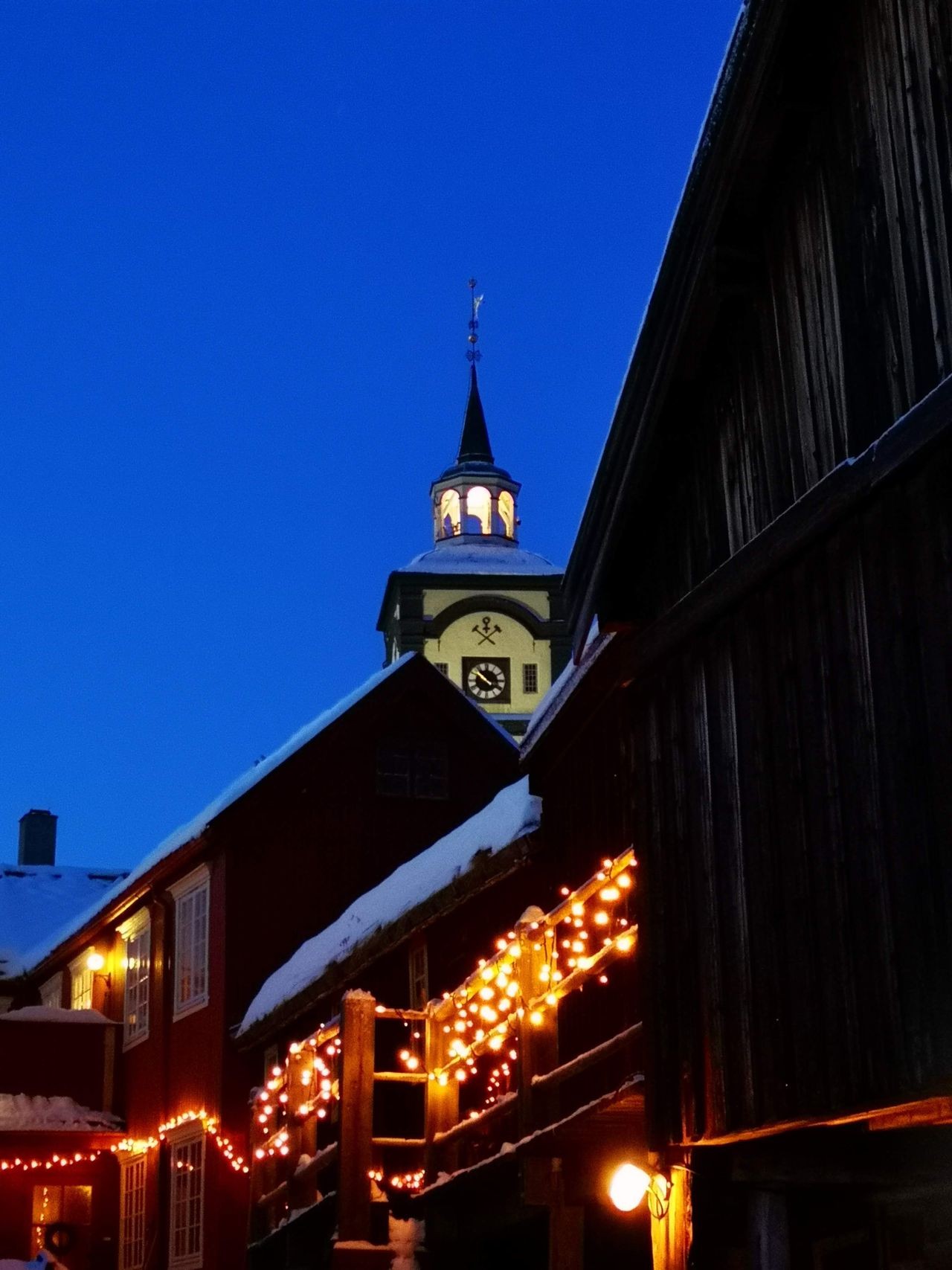 Røros kirke. En del av verdensarven. Galleribilde