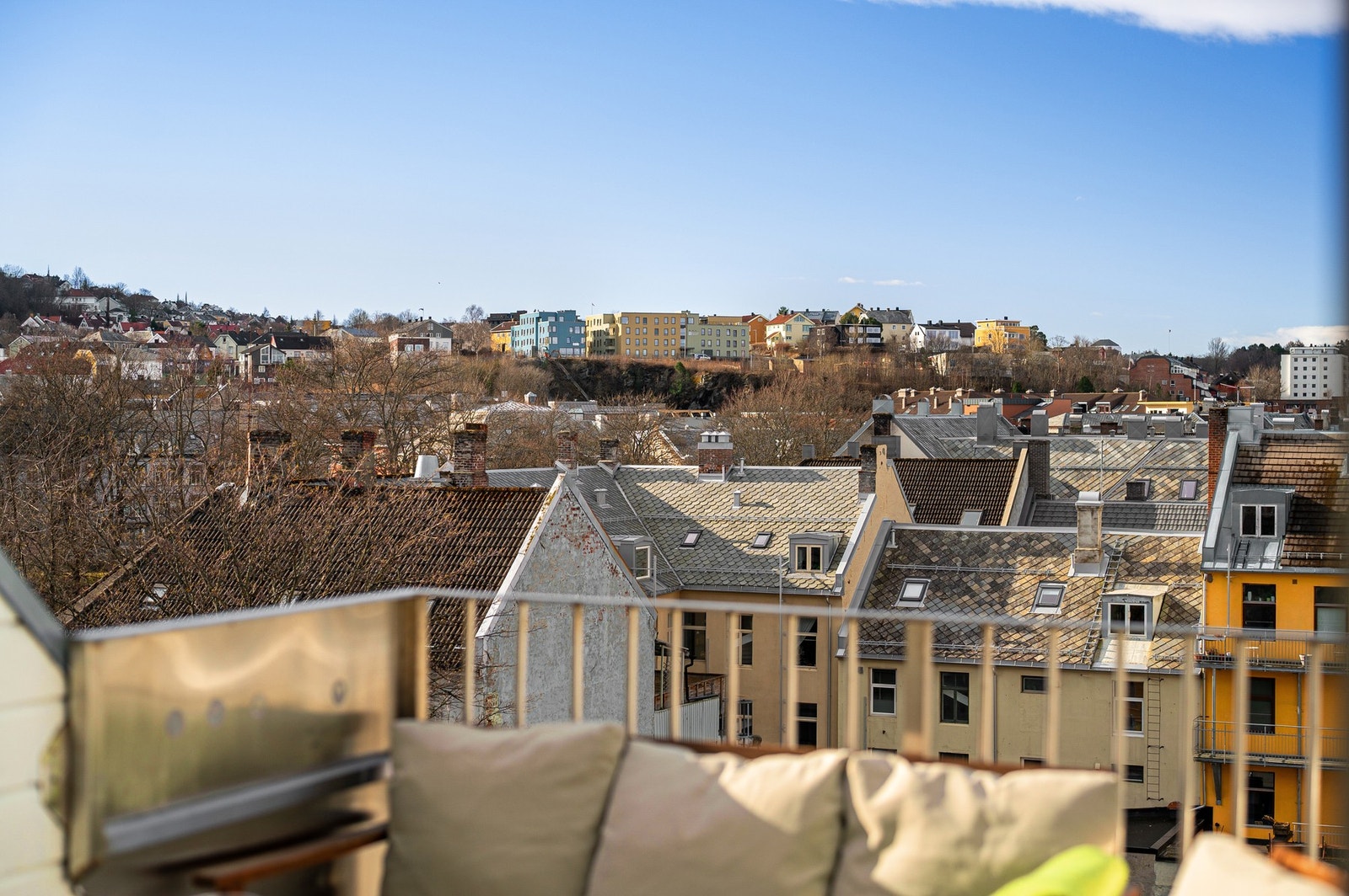 Balkongen er på solide 7m². Galleribilde