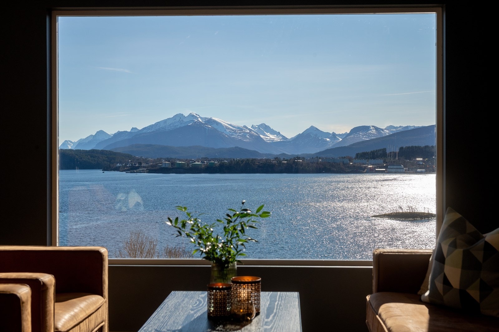 Panoramautsikt fra stuen! Galleribilde