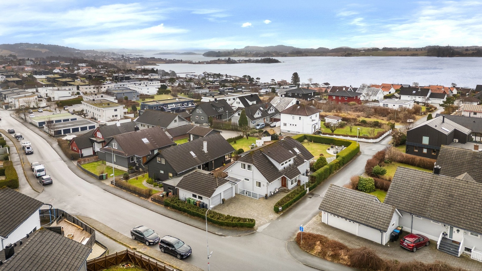 Område sett fra luften. Galleribilde