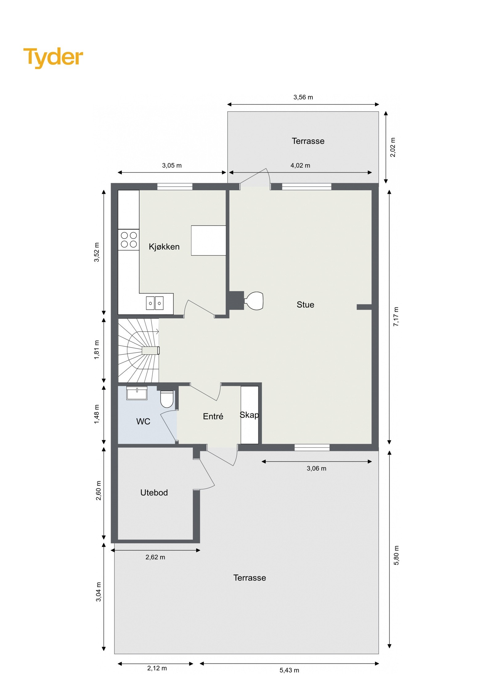 Porsveien 40 - 1. Etasje Galleribilde