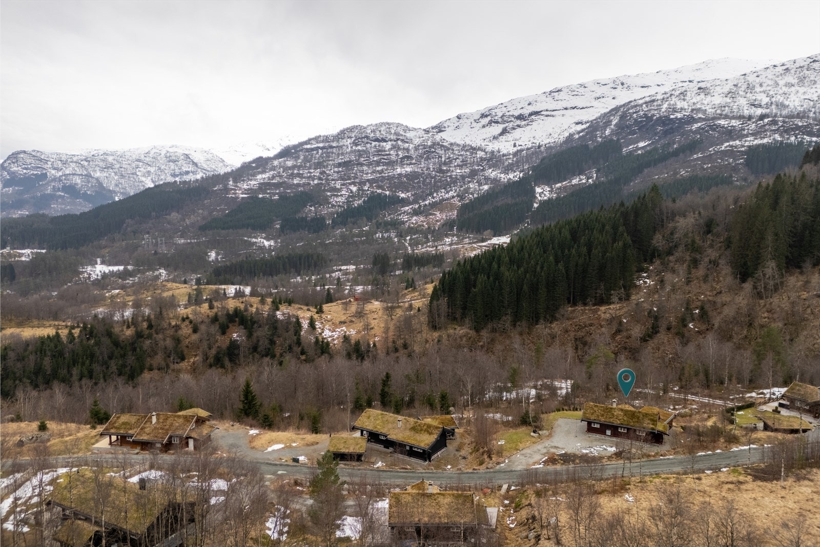 Hyttefeltet ligger i et område kjent for gode solforhold. Galleribilde