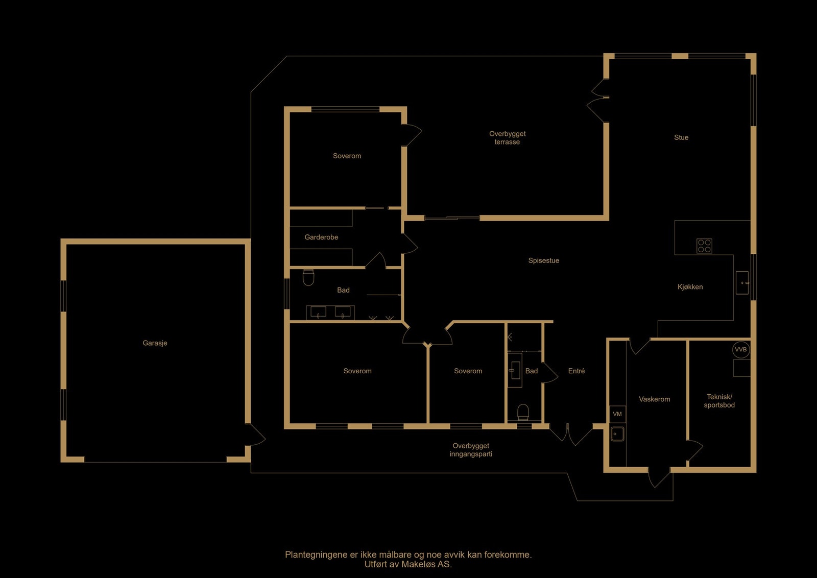 Plantegning - illustrasjon, avvik kan forekomme Galleribilde