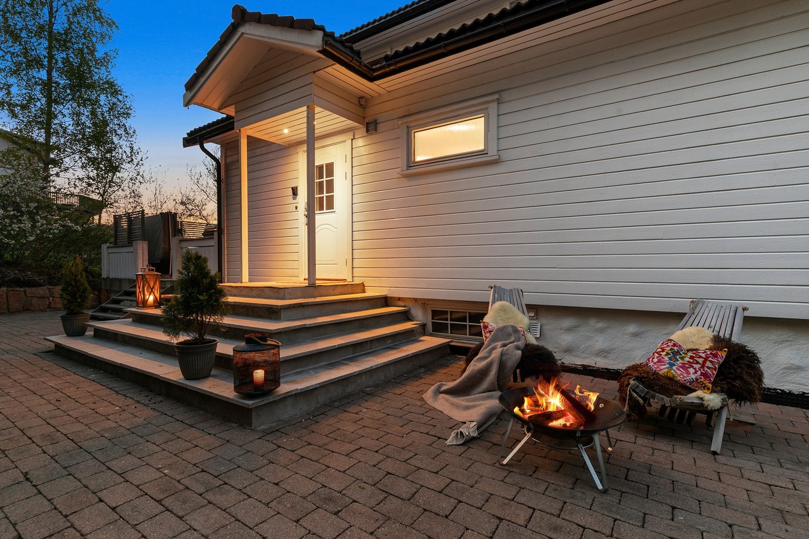 Koselig inngangsparti Galleribilde