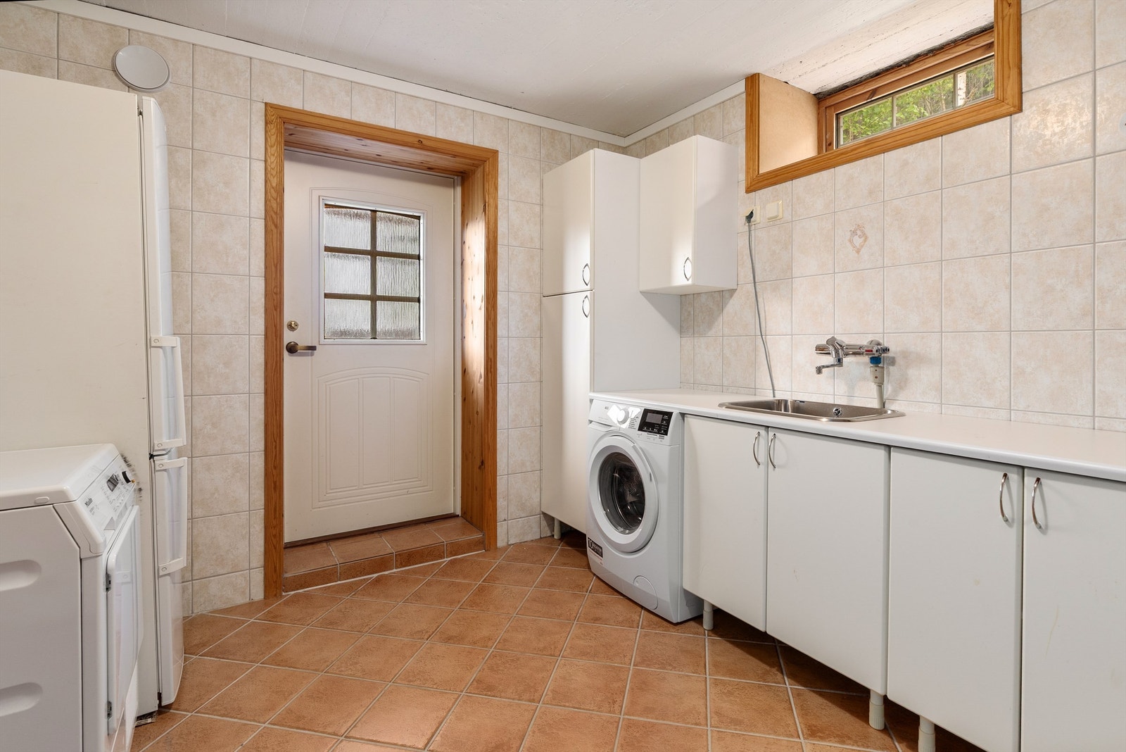 Flislagt gulv med gulvvarme Galleribilde