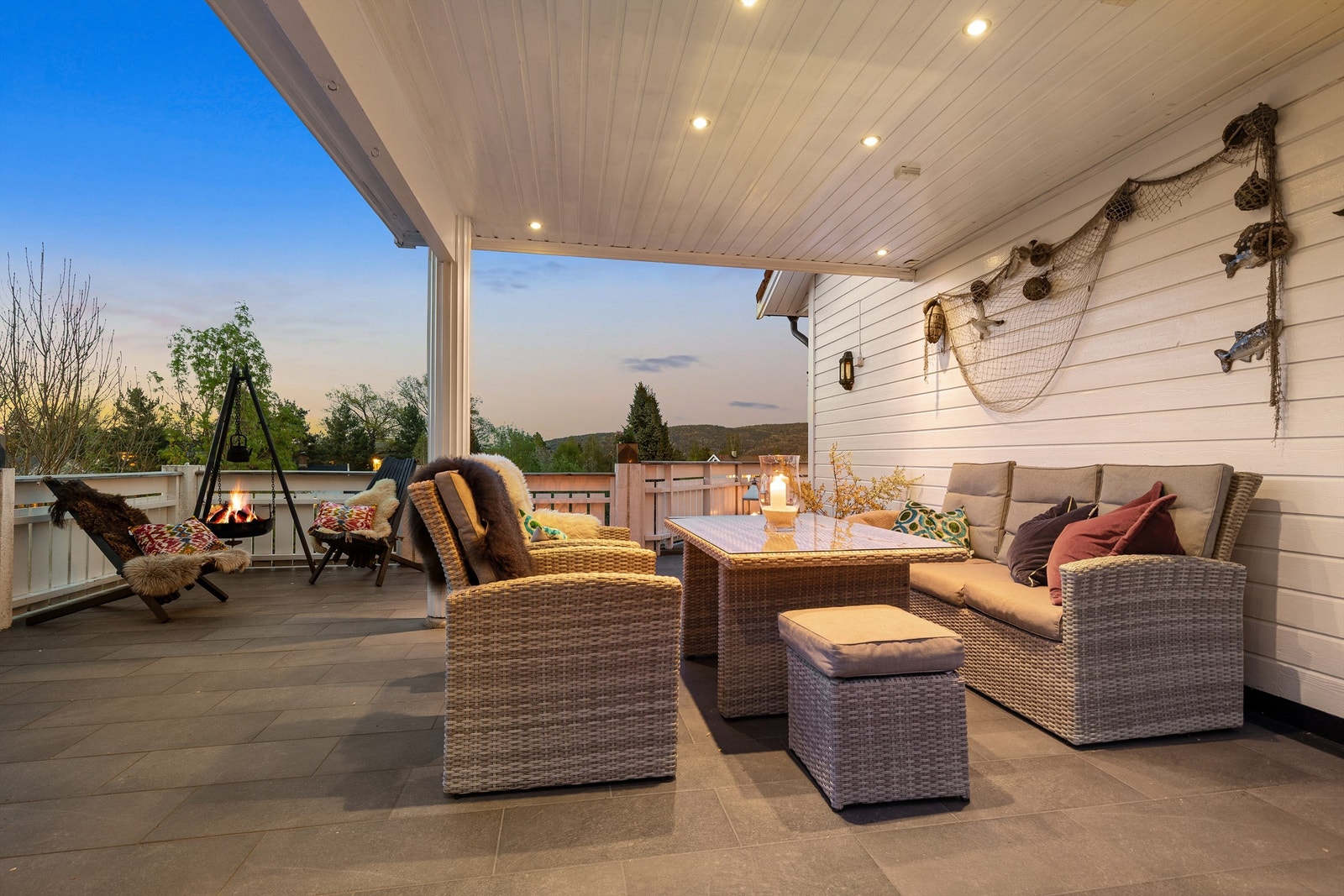 Her kan sene kvelder nytes Galleribilde