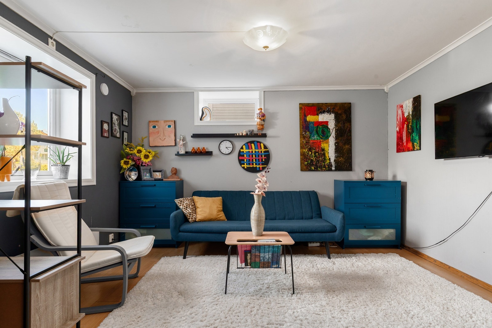 Stue i u.etg /del som er utleid Galleribilde