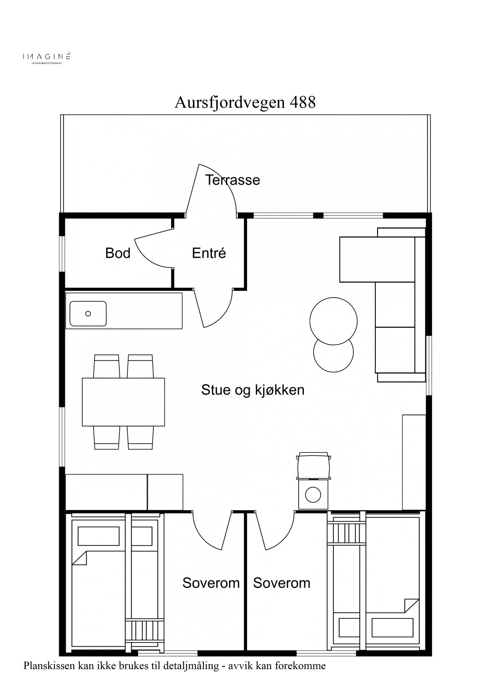 Planskisse Galleribilde
