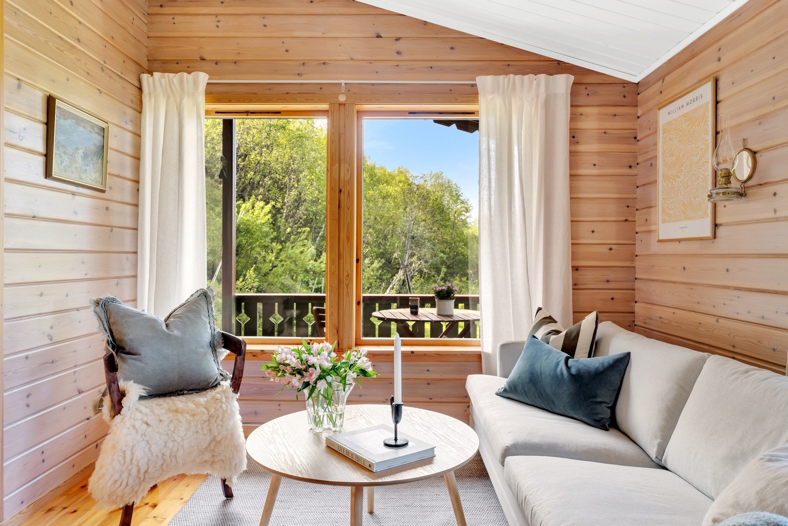 Sofakrok som inviterer til hyggelige stunder. Galleribilde