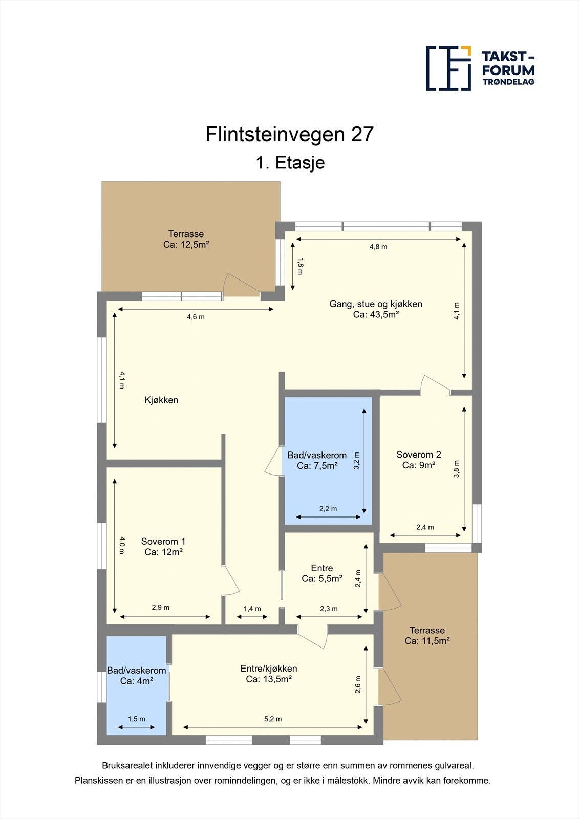 Plantegning Galleribilde