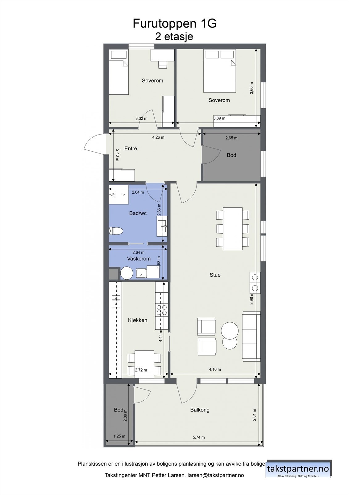 Planskisse. Galleribilde