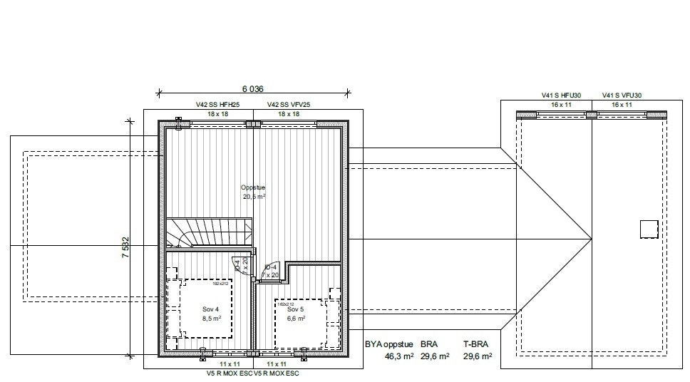 Planløsning plan 2 Galleribilde