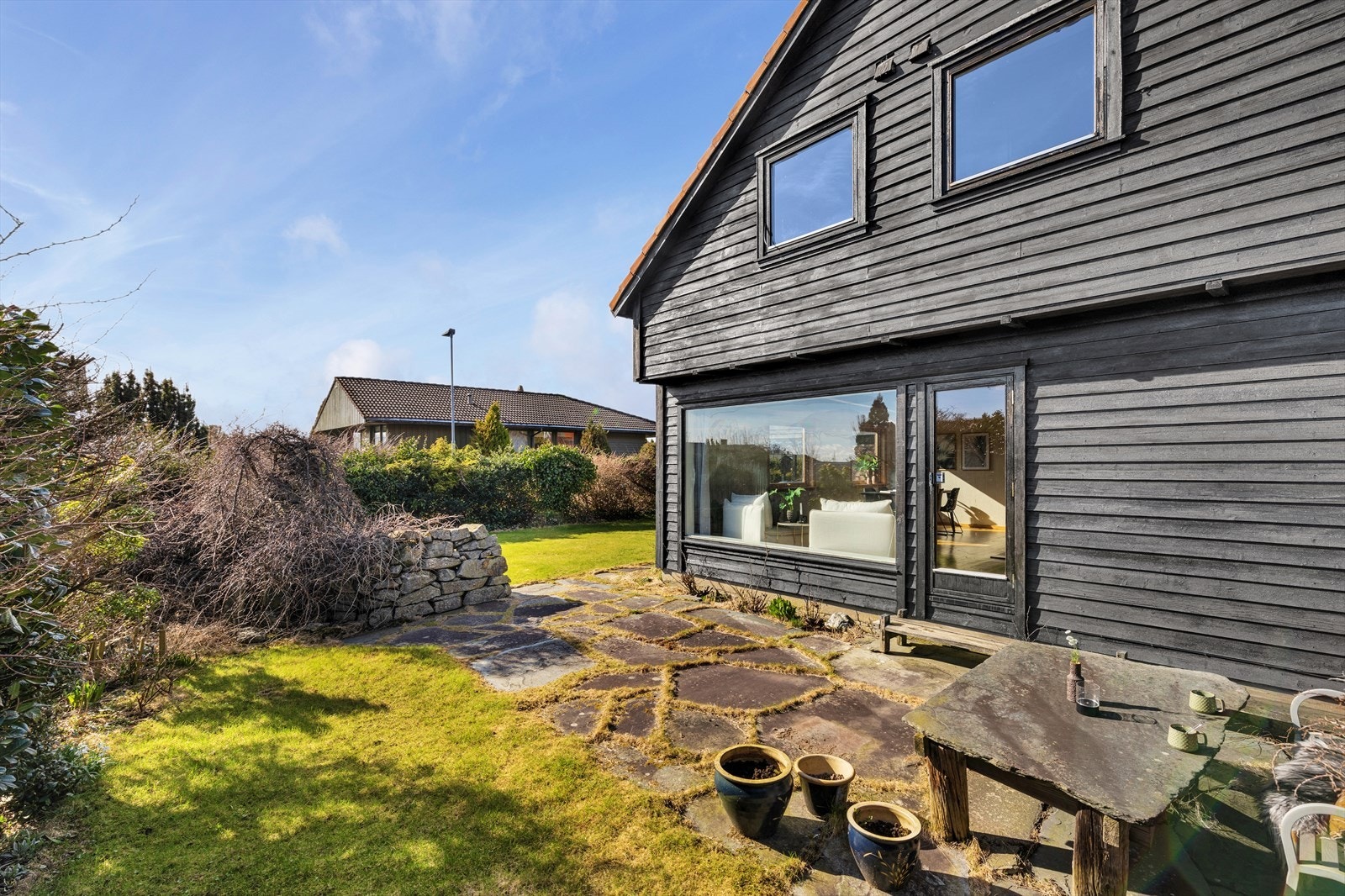 Platting med adkomst fra stue Galleribilde