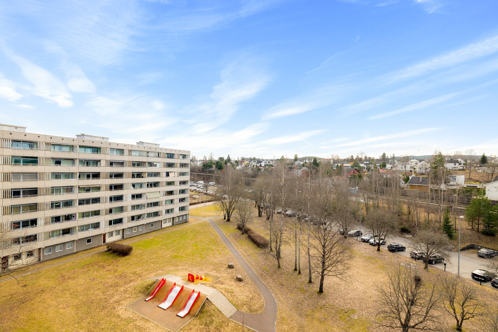 Utsikt fra balkongen. Galleribilde