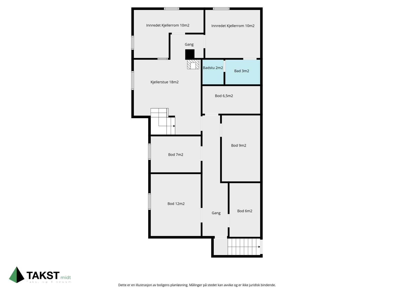 skisse kjeller Galleribilde