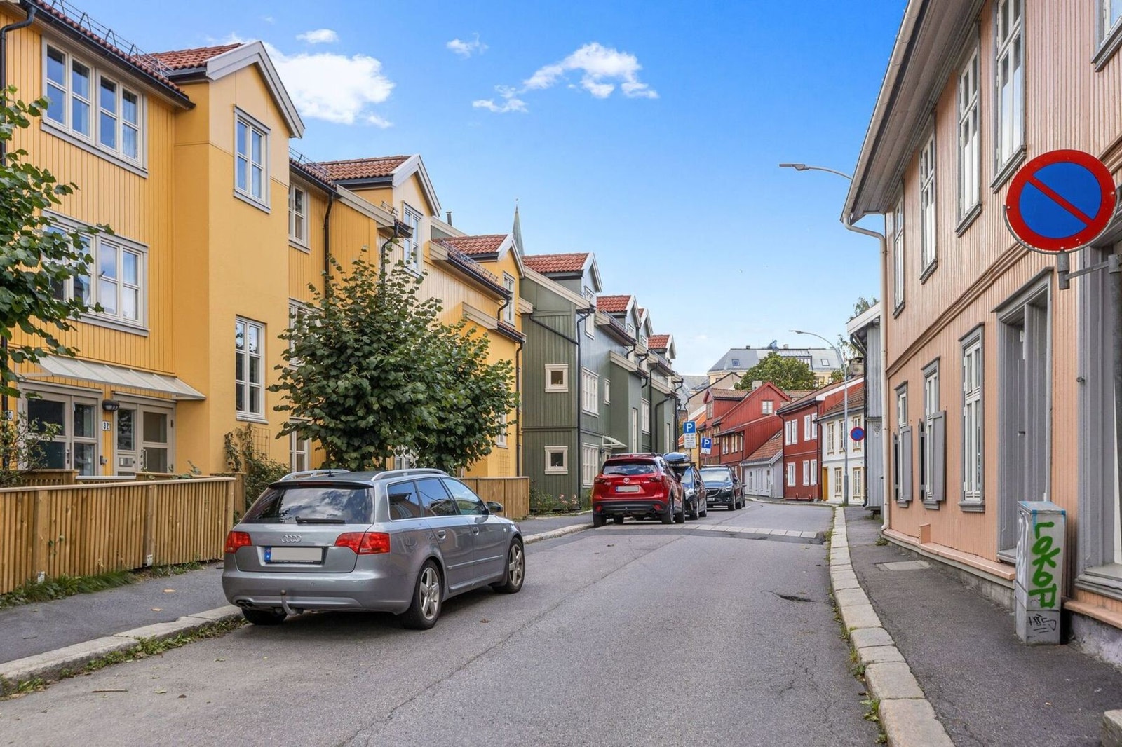 Området byr på sjarmerende bebyggelse. Galleribilde