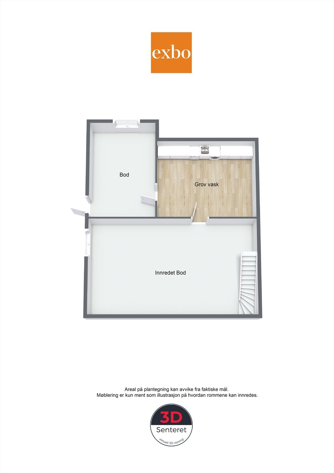 Plantegning kjeller Galleribilde