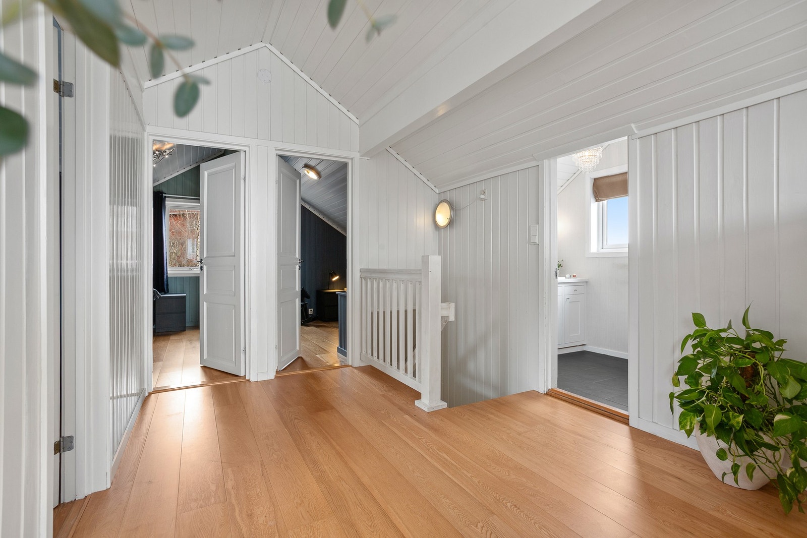 Loftstue. Galleribilde