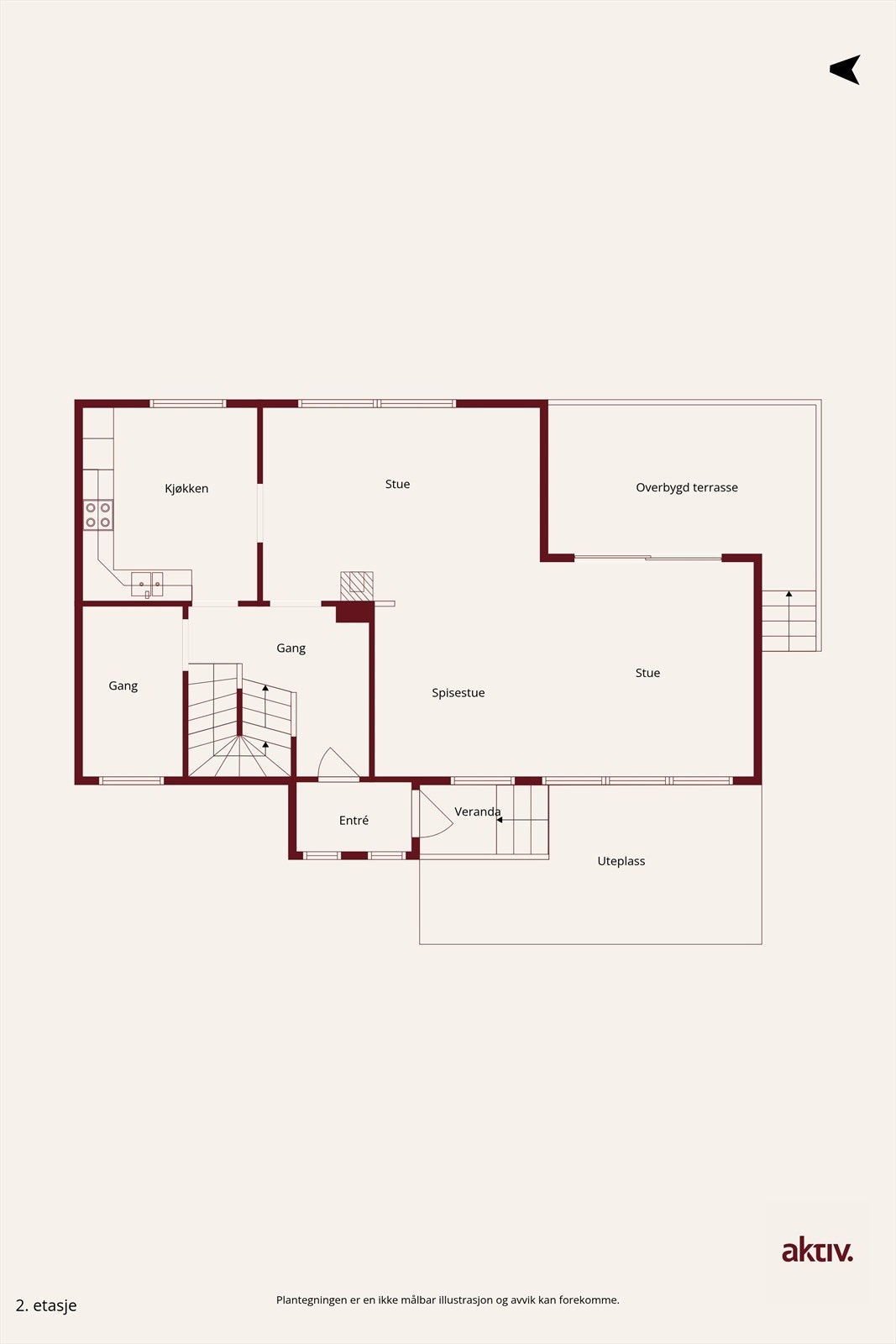 Plantegning Galleribilde