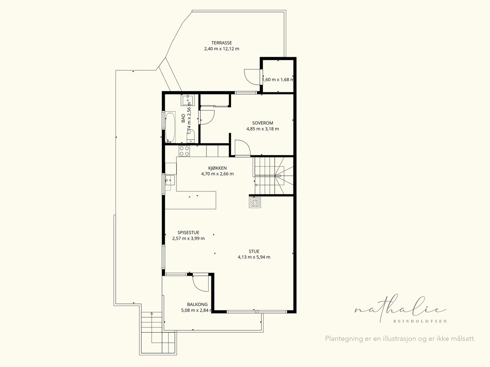 Plantegning 2. etasje Galleribilde