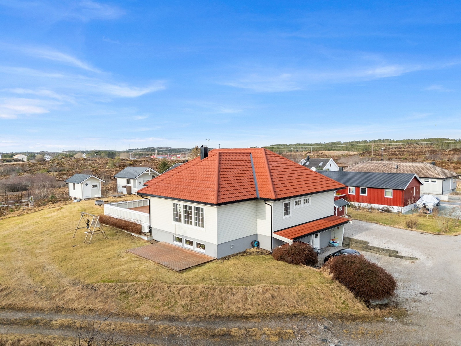 Boligen ligger i et barnevennlig område. Galleribilde
