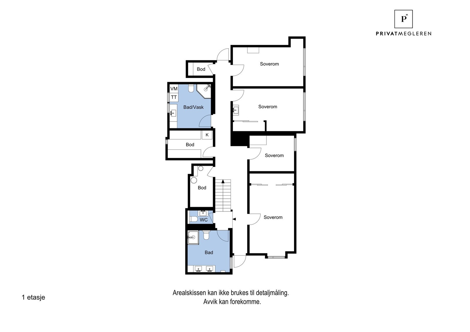 Plantegning underetasje Galleribilde