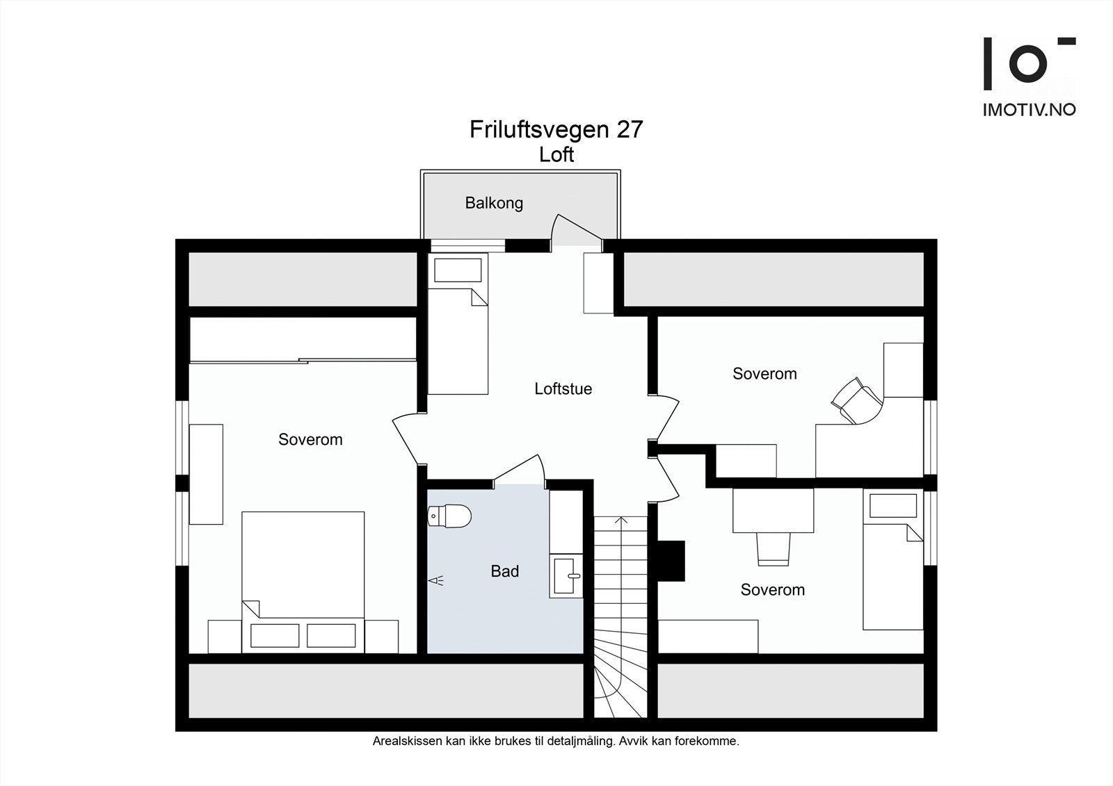 Plantegning andre etasje. Galleribilde