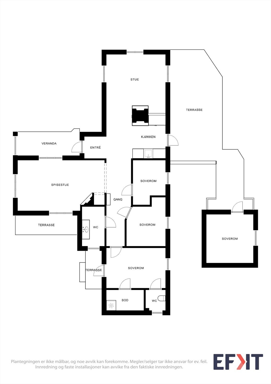 Plantegning Galleribilde