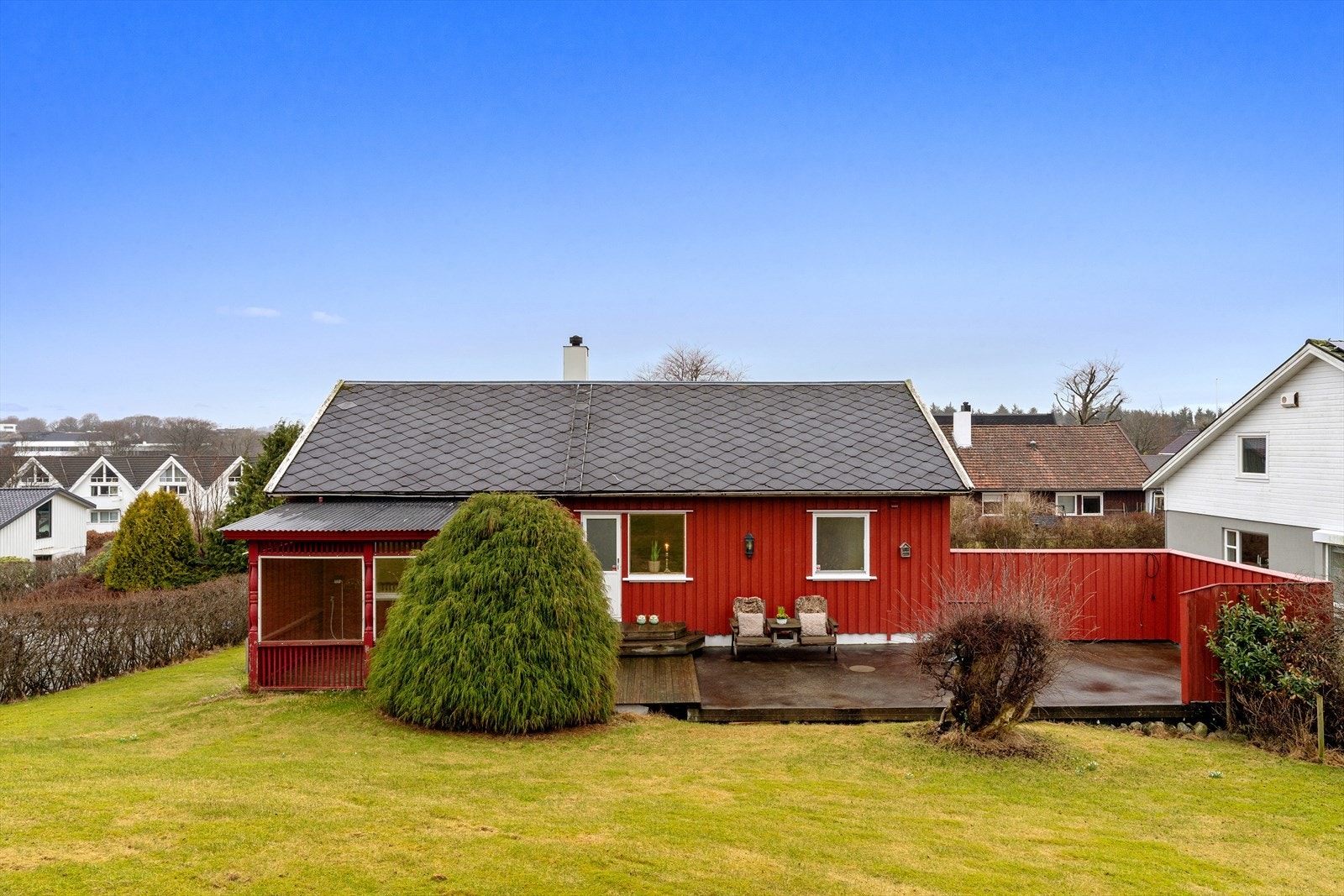 Haugtussavegen har en særs sentral og attraktiv beliggenhet i Bryne. Galleribilde