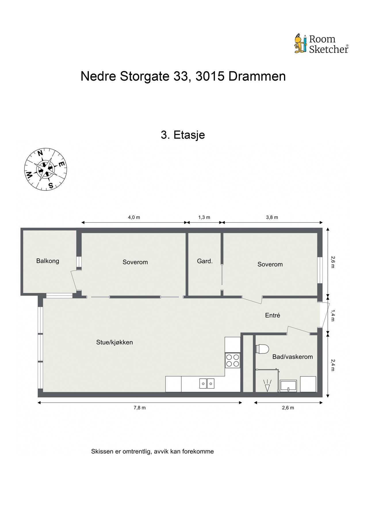 Plantegning Galleribilde