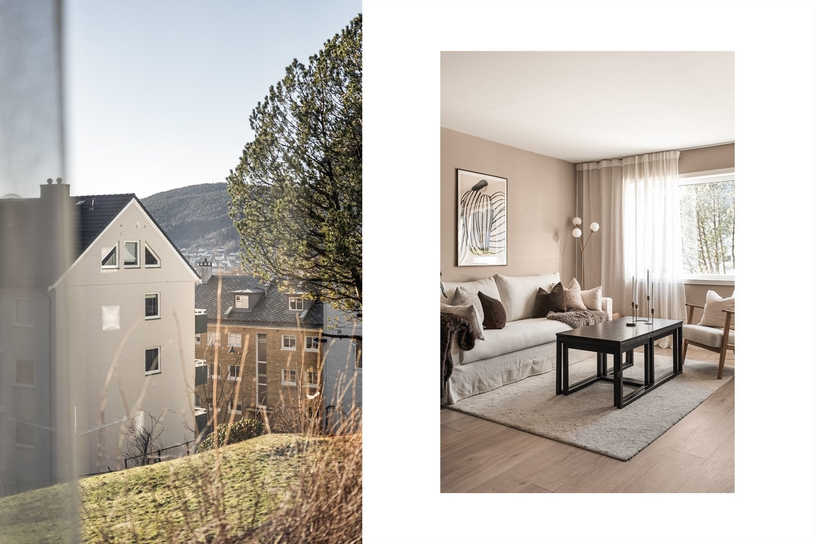 Sentralt og koselig område med buss og bybane like ved. Galleribilde