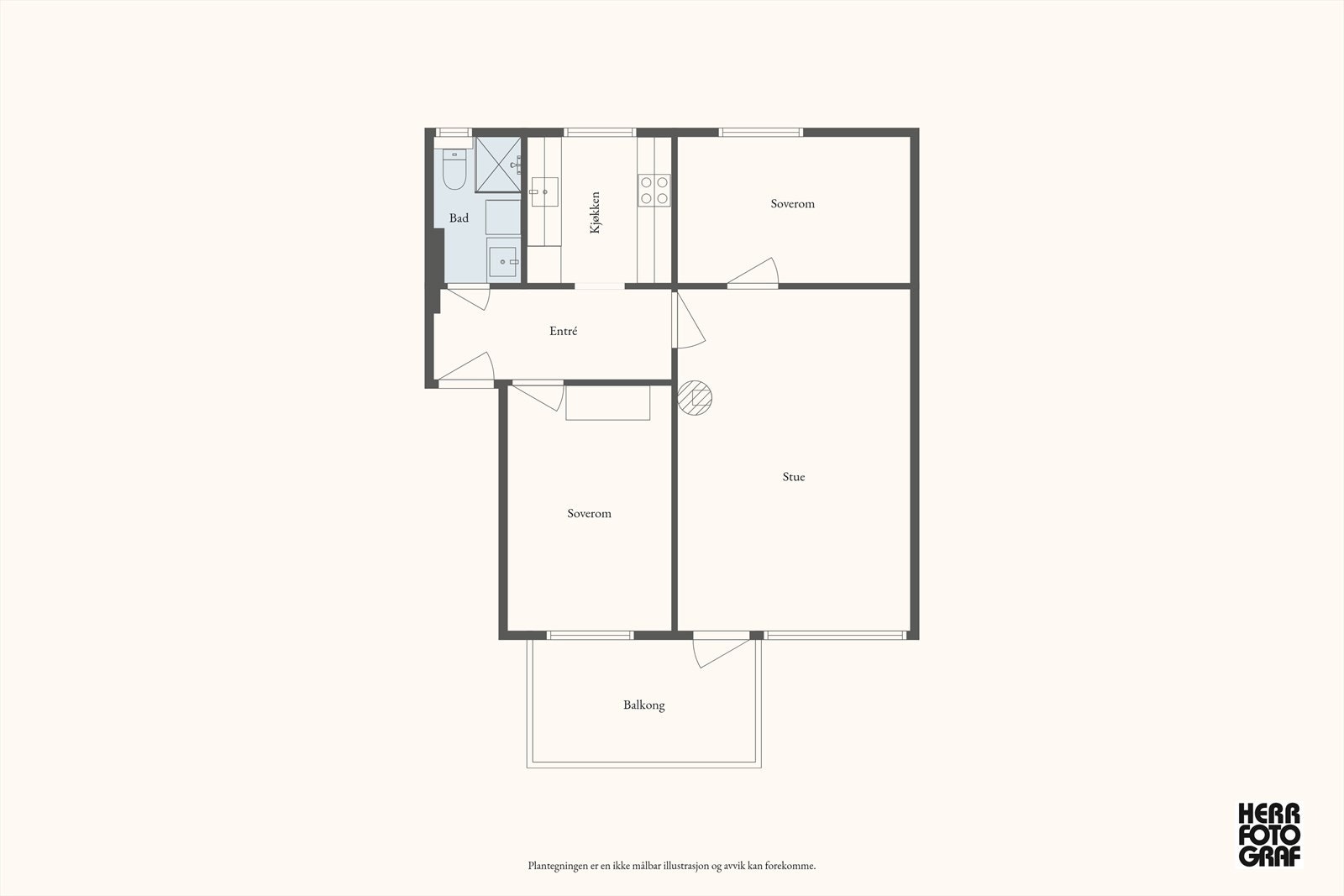 Plantegning Galleribilde