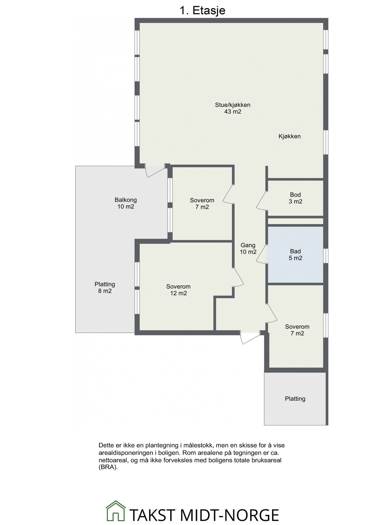 Planskisse. Galleribilde