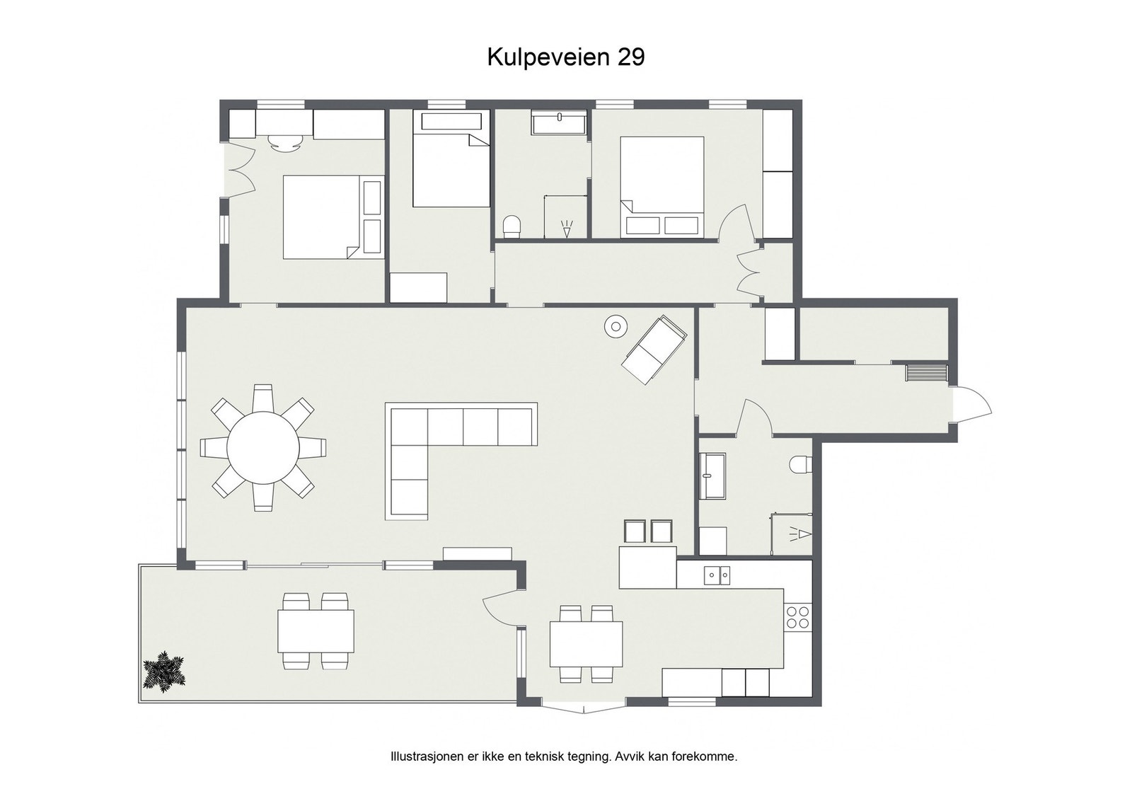 Plantegning. Galleribilde