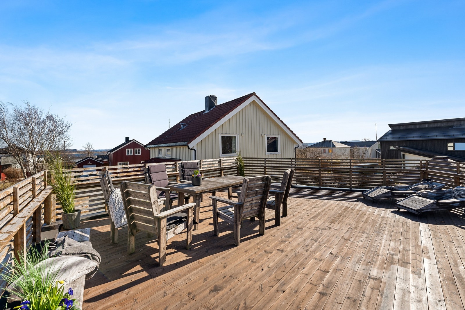 Takterrasse over garasjen Galleribilde