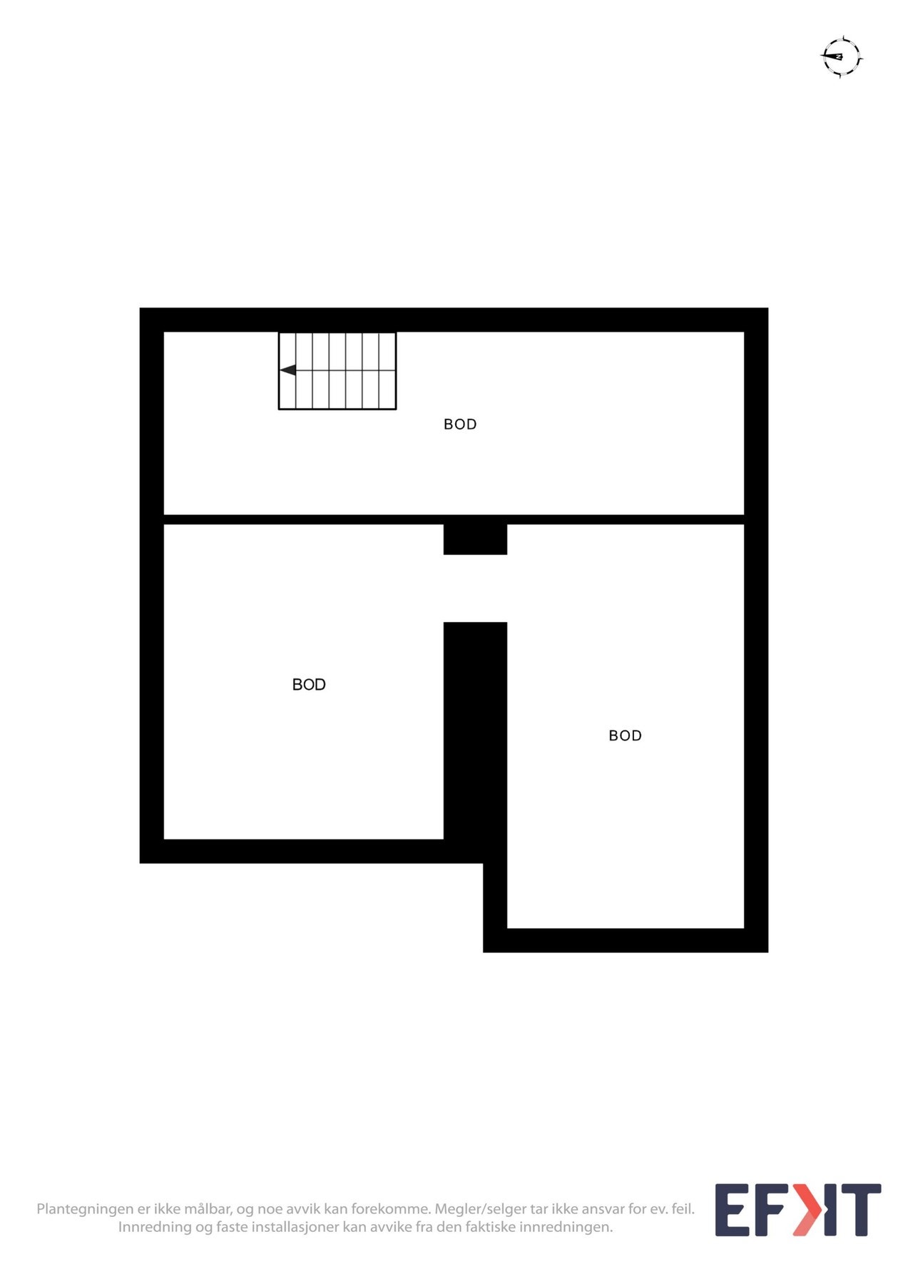 Planløsning kjeller våningshus Galleribilde