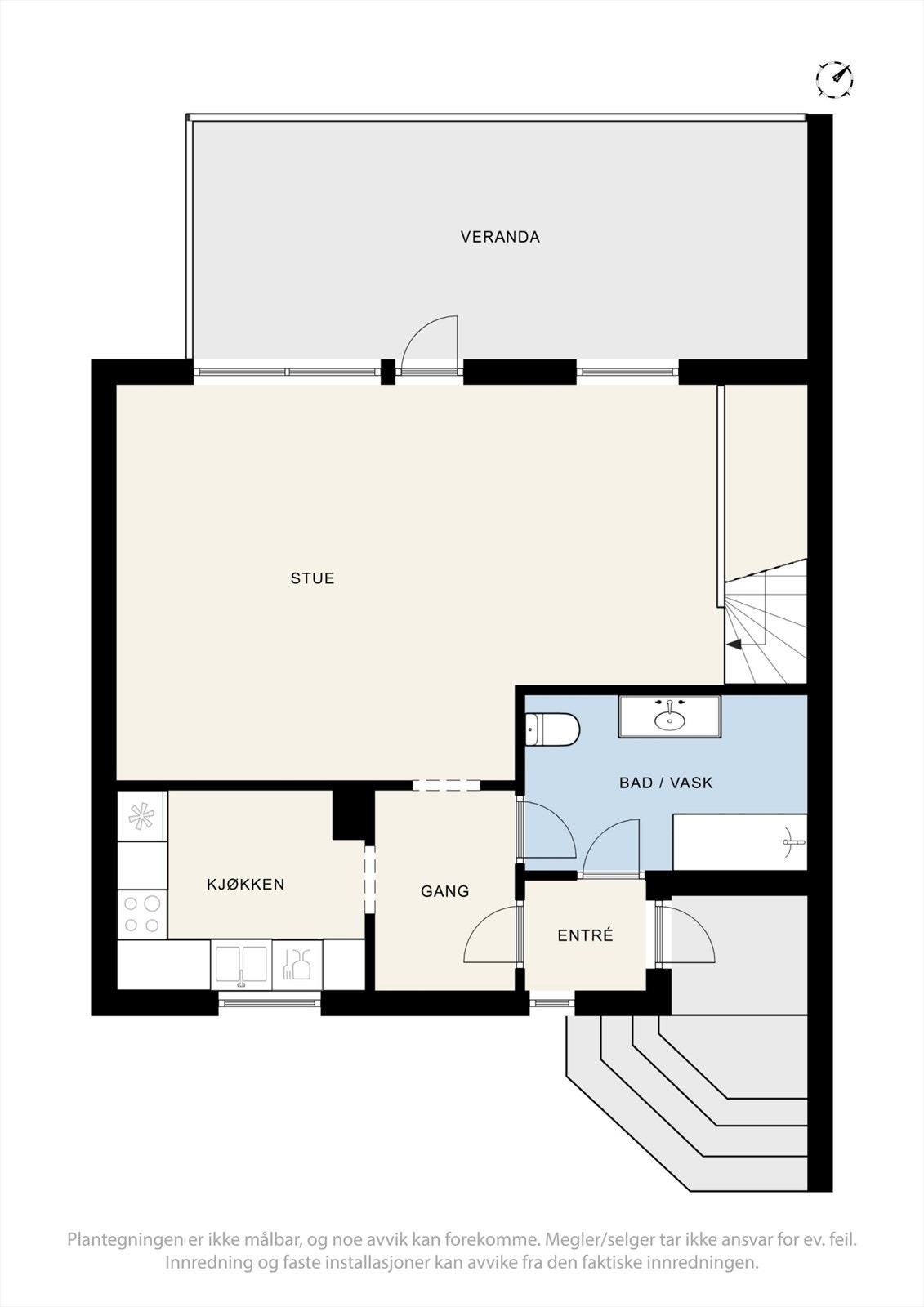 Plantegning 1. etasje. Galleribilde