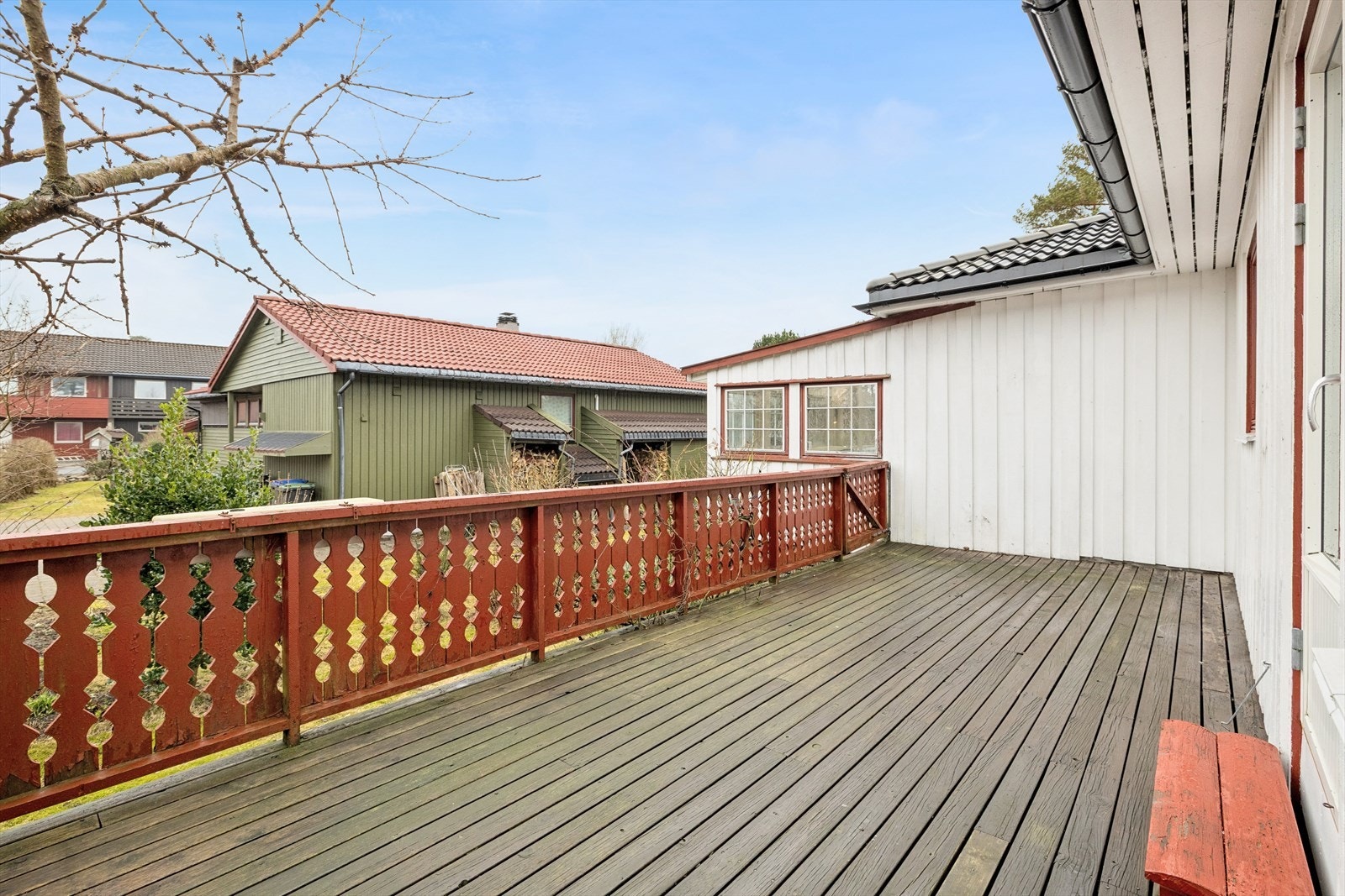Verandaen har et bruksareal på 21 m² - perfekt for å kunne nyte late dager! Galleribilde