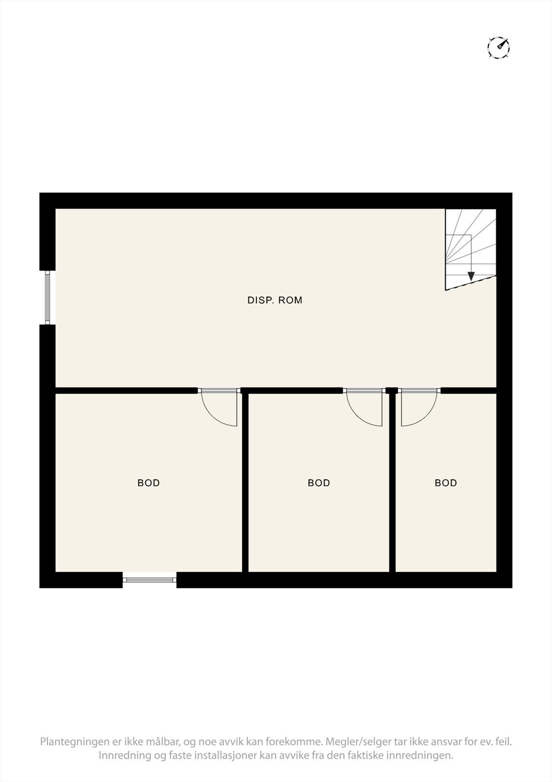 Plantegning kjeller. Galleribilde