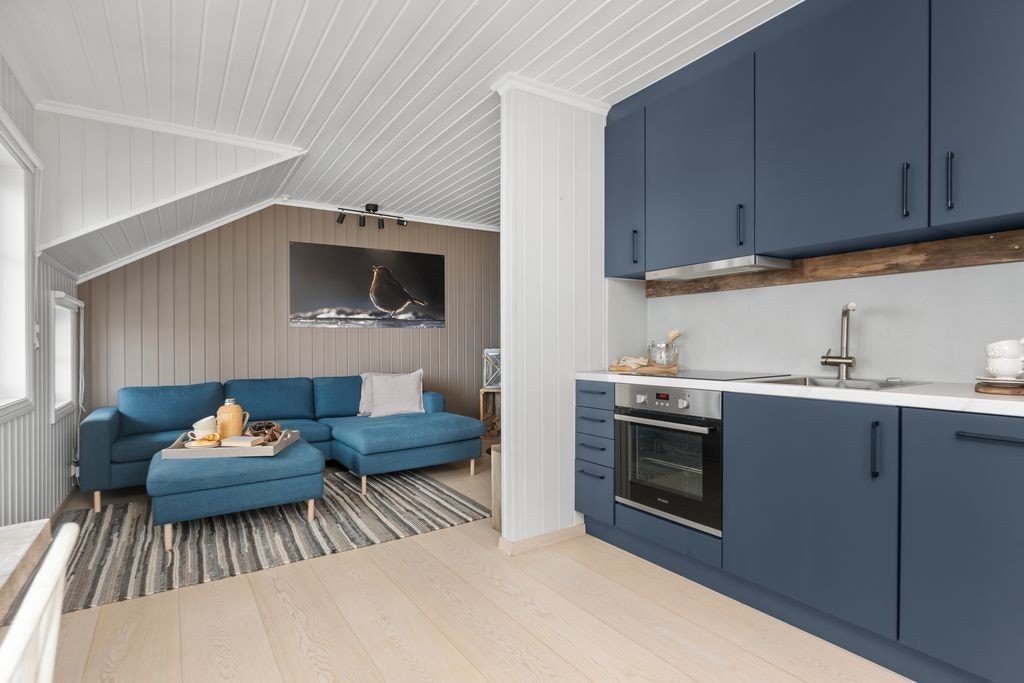 Integrert kjøleskap, stekeovn og oppvaskmaskin Galleribilde