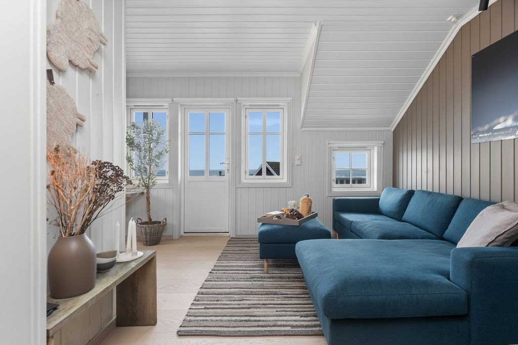 Oppholdsrommet byr på nydelige utsikter Galleribilde