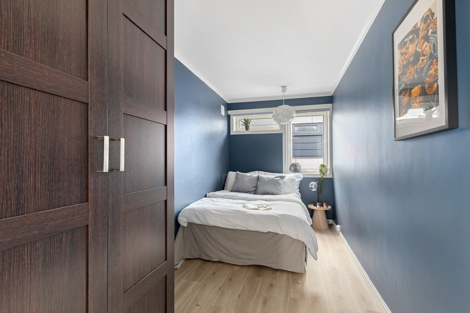 Det andre soverommet måler 8,5 kvm. Galleribilde