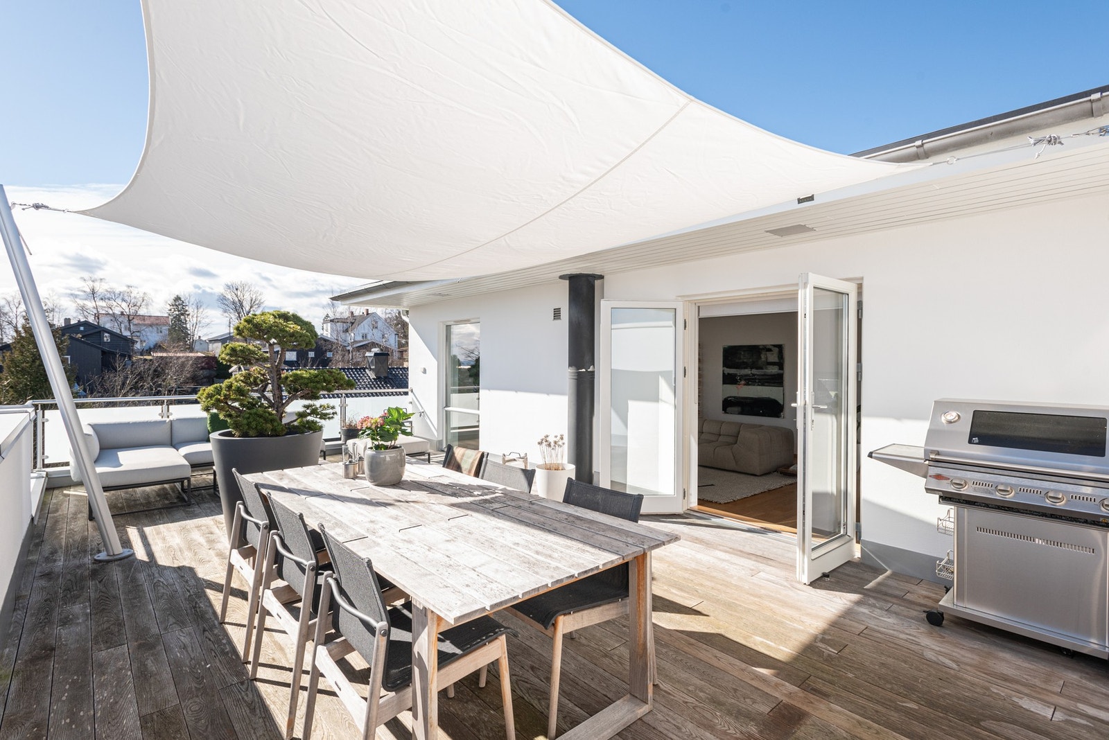 Takterrasse på 38 kvm Galleribilde